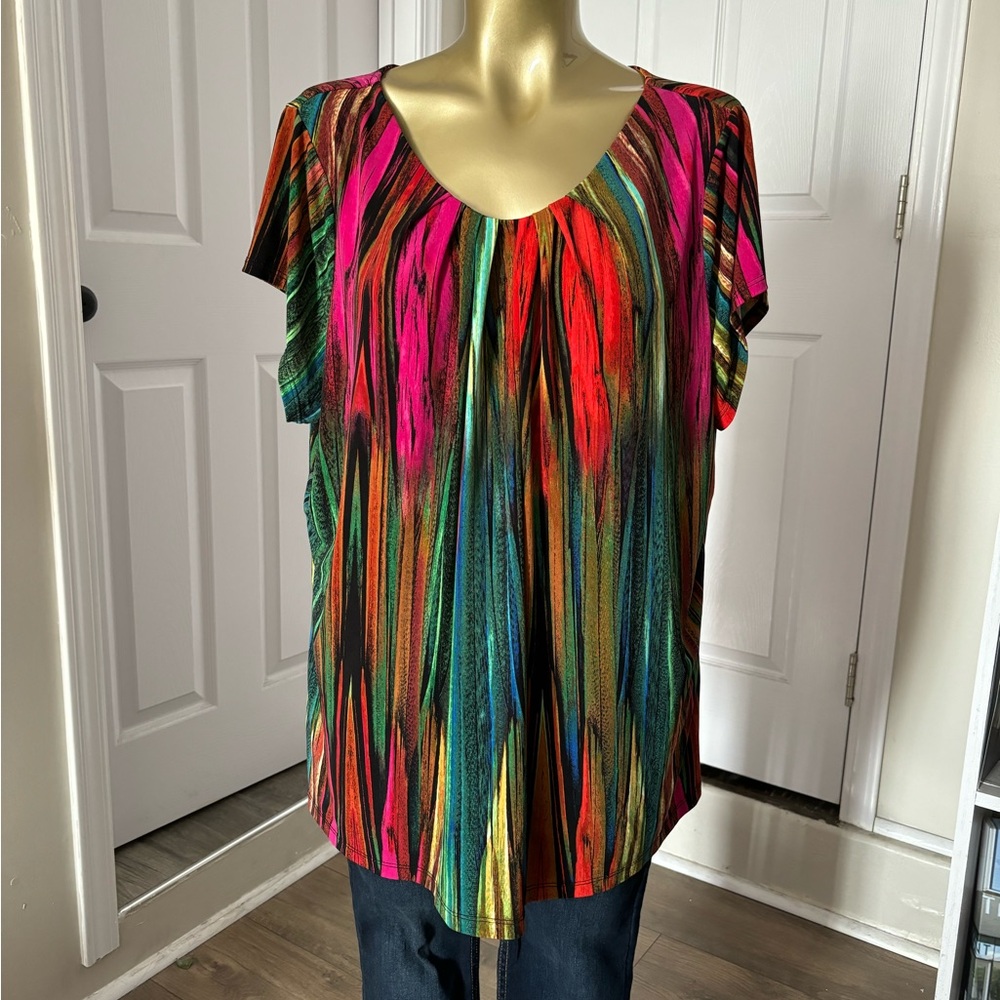 Worthington multicolored blouse